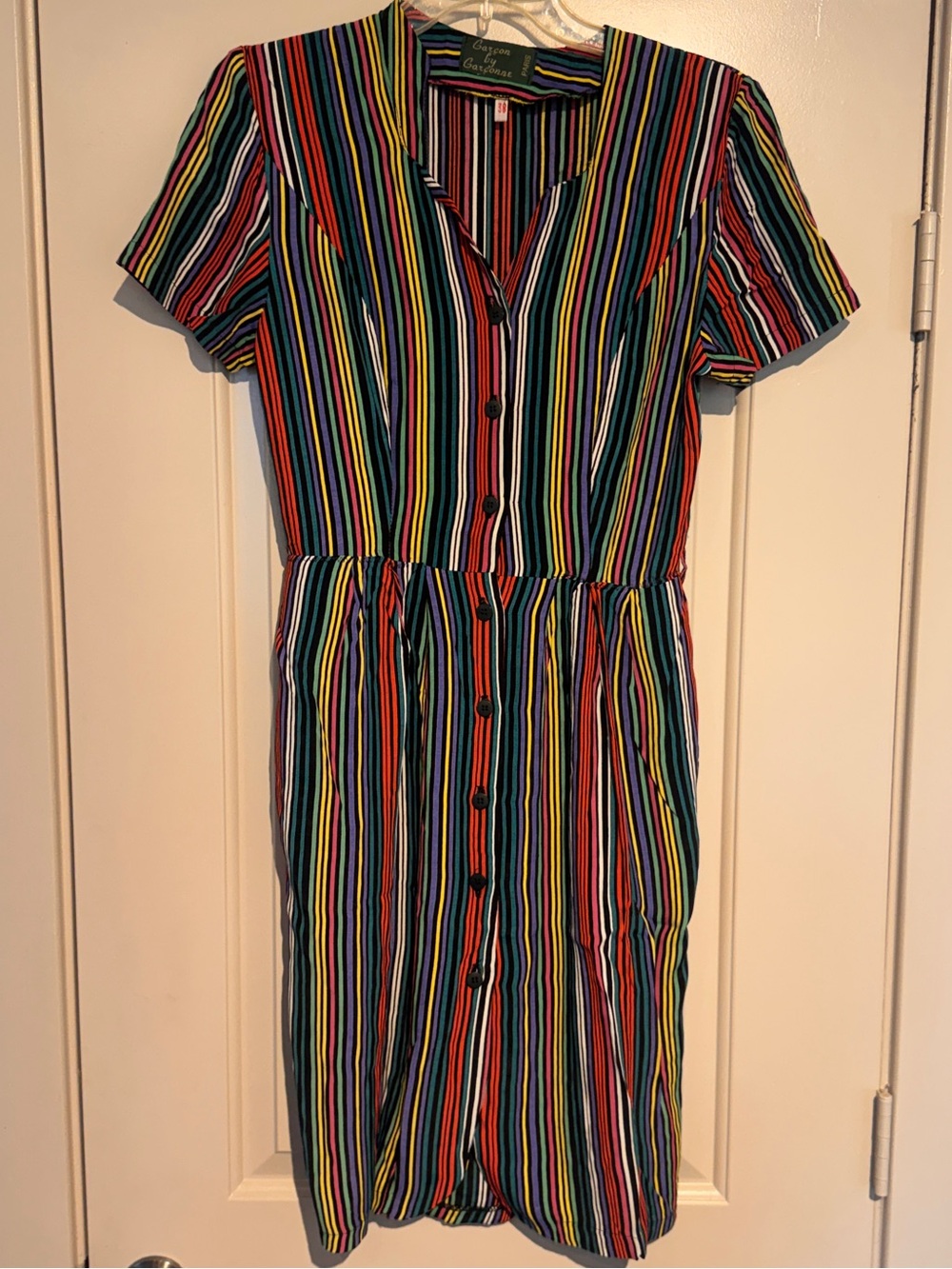 Multicolor Striped Garçon by Garconne Dress